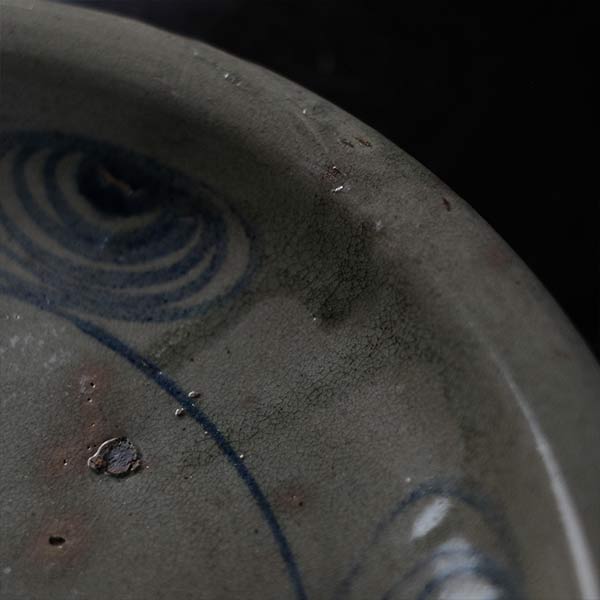 Horse-eye stone plate
