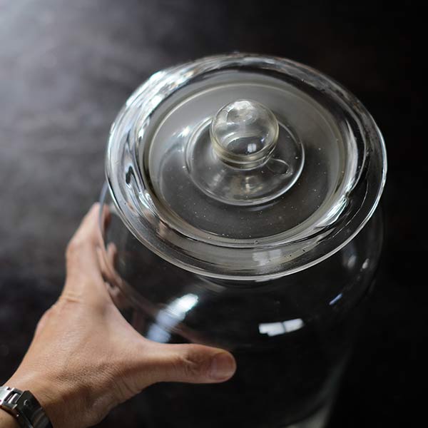 Long, thin plum wine bottle