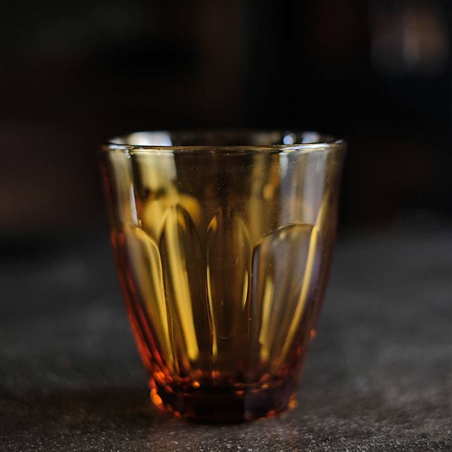 Amber glass
