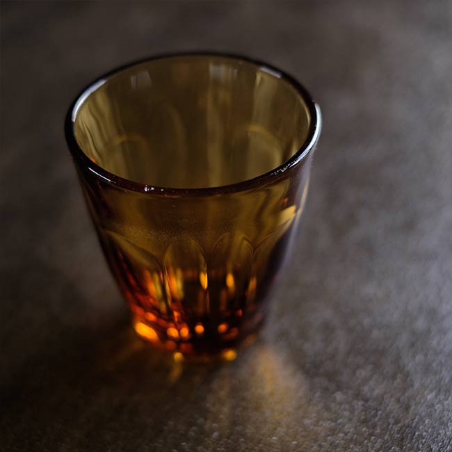 Amber glass