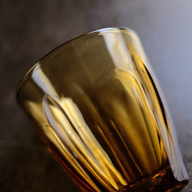 Amber glass