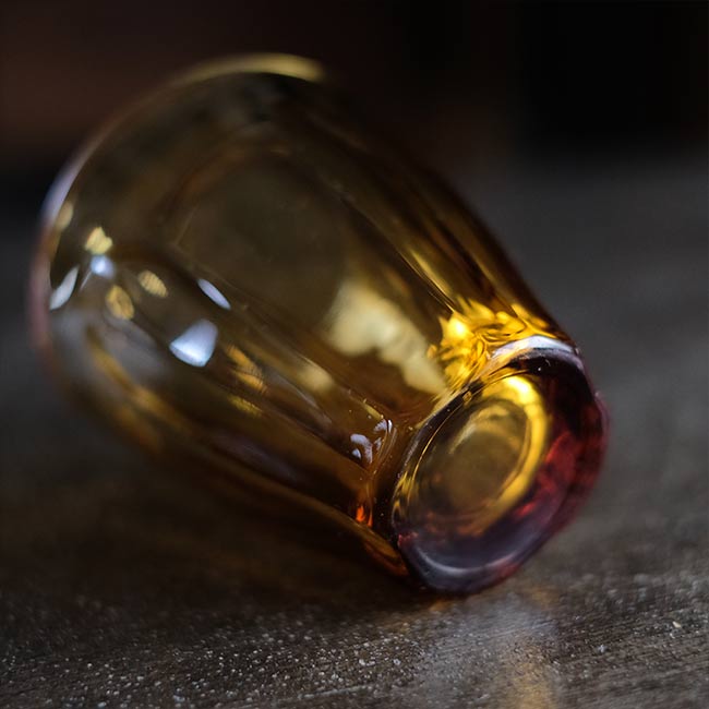 Amber glass