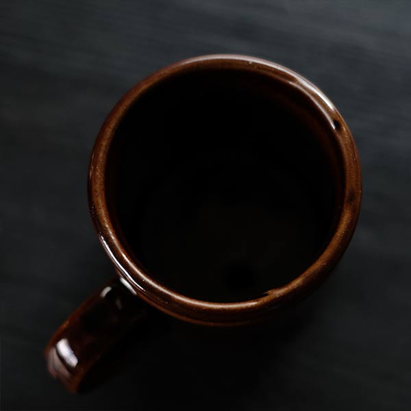 brown coffee mug
