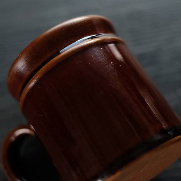 brown coffee mug