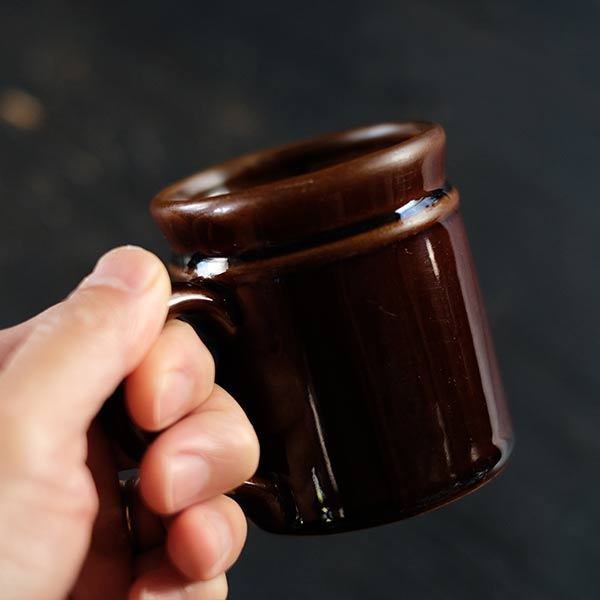 brown coffee mug