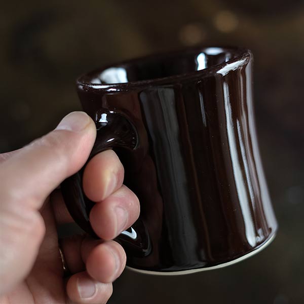 Victor Mug, Dark Brown (Late Model)