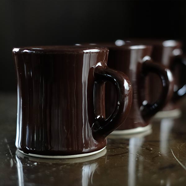 Victor Mug, Dark Brown (Late Model)