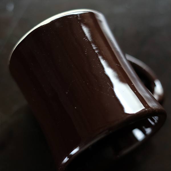Victor Mug, Dark Brown (Late Model)