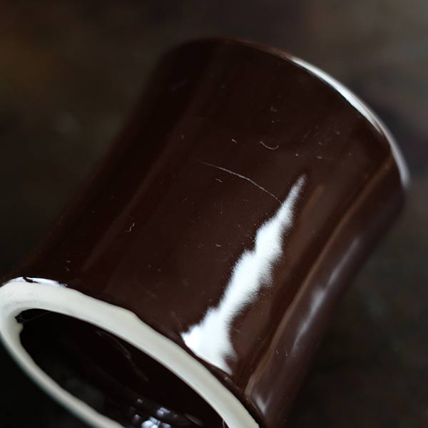 Victor Mug, Dark Brown (Late Model)