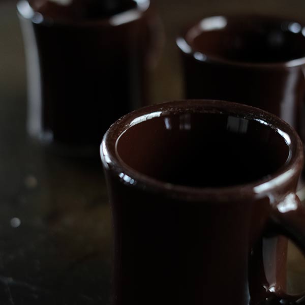 Victor Mug, Dark Brown (Late Model)
