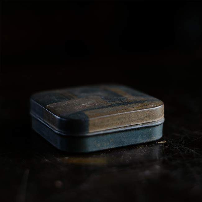 Set of mechanical watch parts jars