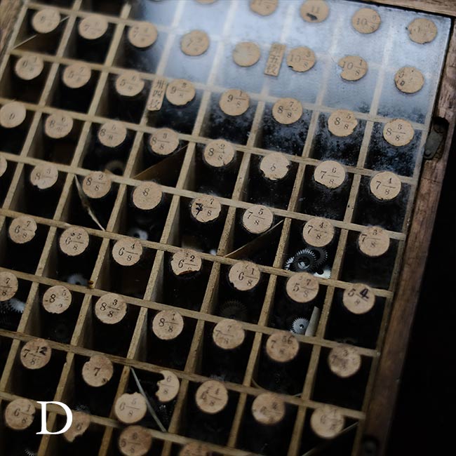 Clock parts palette (thick)