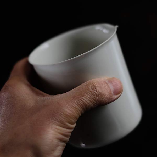 White porcelain beaker