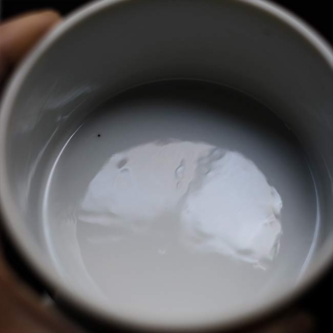 White porcelain canister