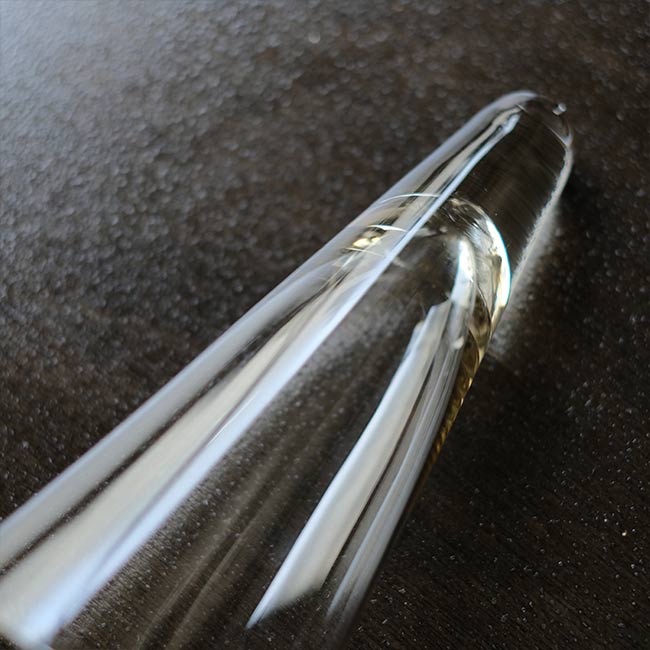 Wooden base glass