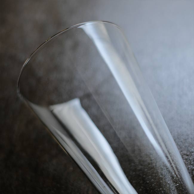 Wooden base glass