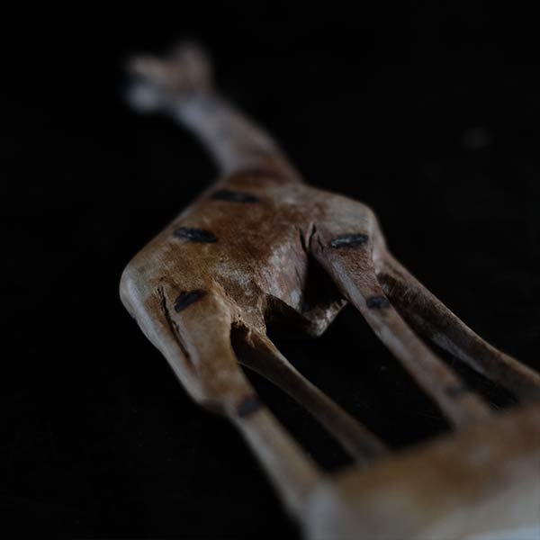 Wooden carved giraffe