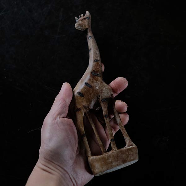 Wooden carved giraffe