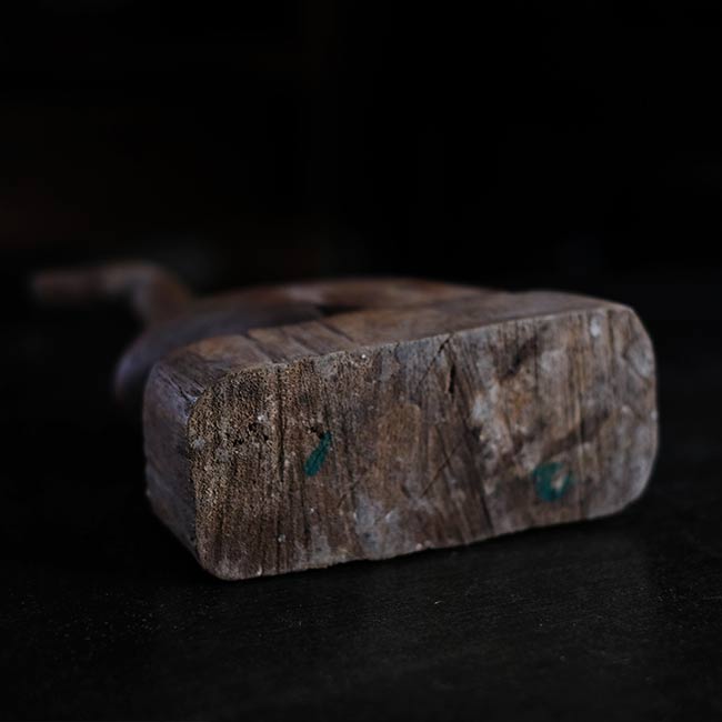 Carved wooden goose