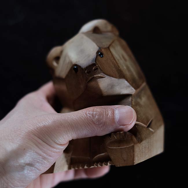 Masayuki Yamato Wooden Carved Bear