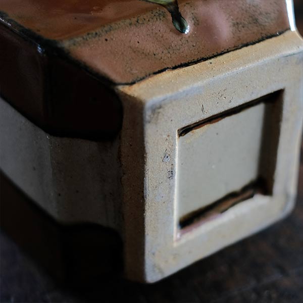 Iron-glazed vase