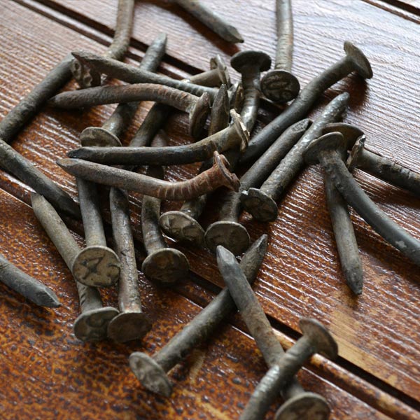 Bent date nails (sleeper nails)