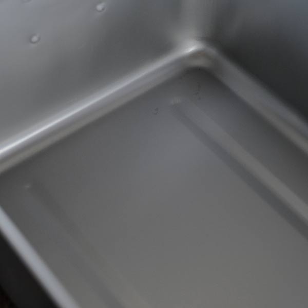 Aluminum container (unused)