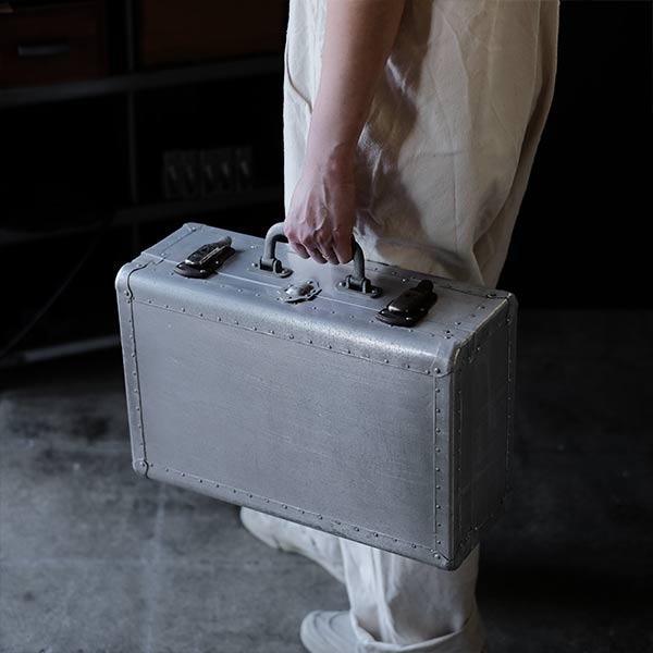 Small aluminum trunk