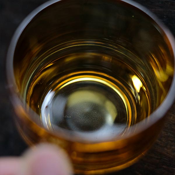 曽我ガラス アンバーのカップ&ソーサー