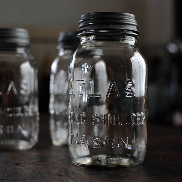 Atlas Strong Shoulder Mason Jar 32oz 1930~1940年代