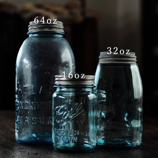 Atlas Strong Shoulder Mason Jar 64oz 1919~1920年代