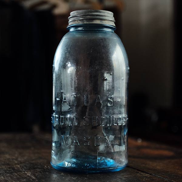 Atlas Strong Shoulder Mason Jar 64oz 1919~1920年代