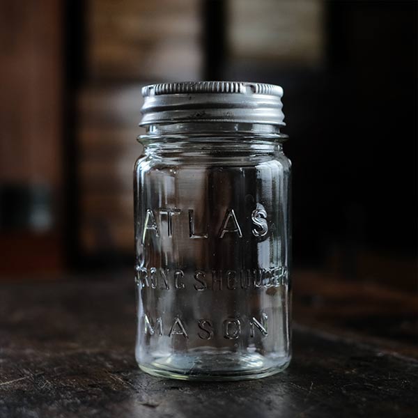 Atlas Strong Shoulder Mason Jar 16oz