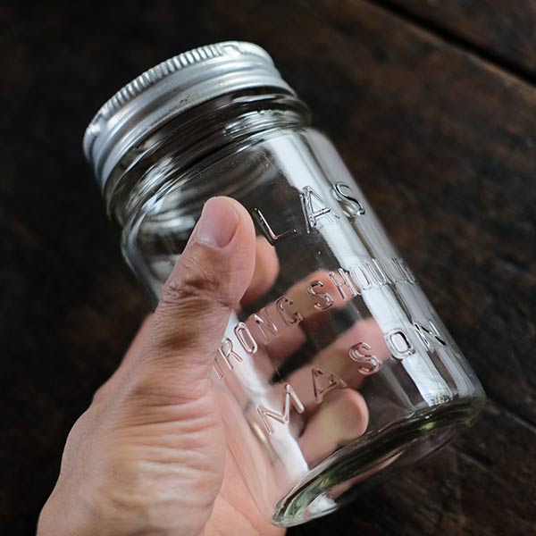 Atlas Strong Shoulder Mason Jar 16oz