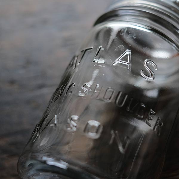 Atlas Strong Shoulder Mason Jar 16oz