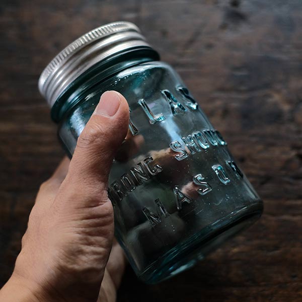 Atlas Strong Shoulder Mason Jar 16oz