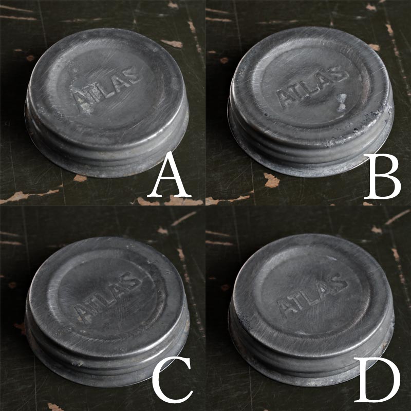 Atlas Zinc Caps(替え蓋 / ワイドマウス)