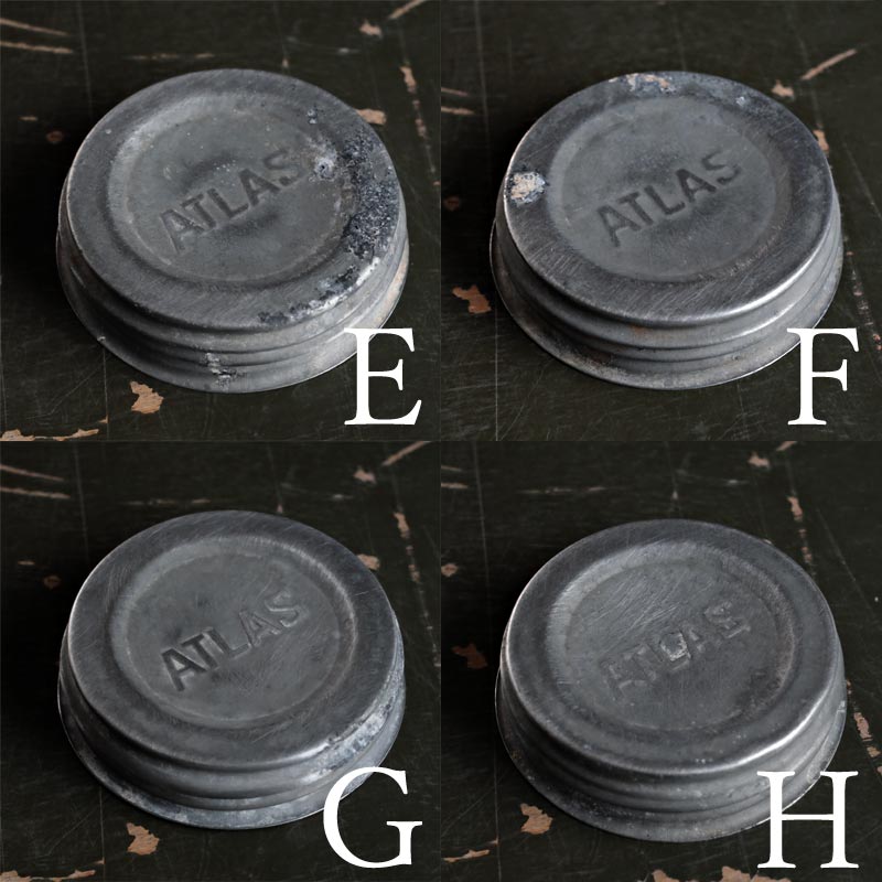 Atlas Zinc Caps(替え蓋 / ワイドマウス)