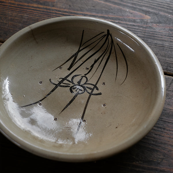 Iris design stone plate