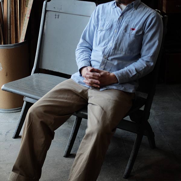 Heywood Wakefield 二人掛け折りたたみチェア