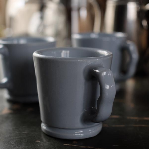 Victor Mug, Blue Gray (Early Model)