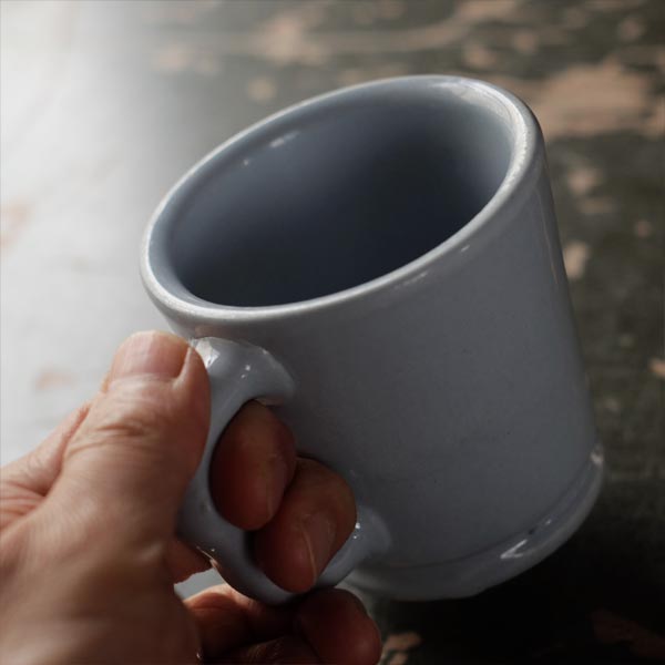 Victor Mug, Blue Gray (Early Model)
