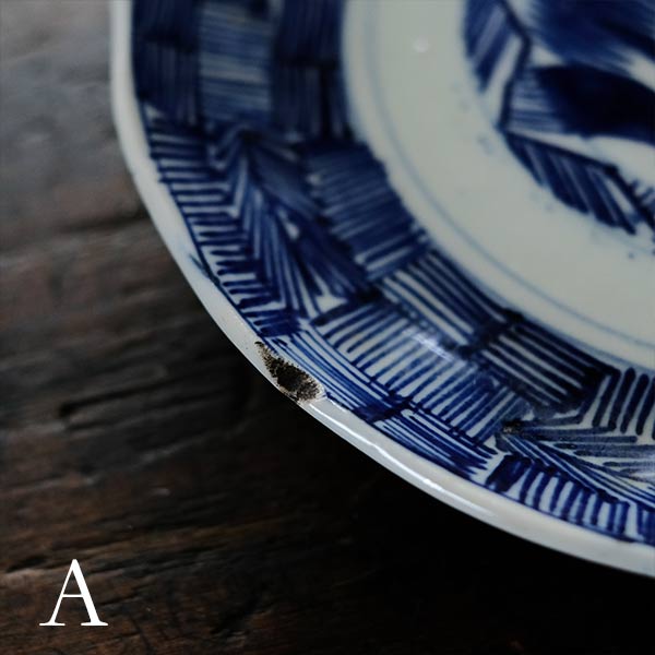 Landscape Blue and White Plate