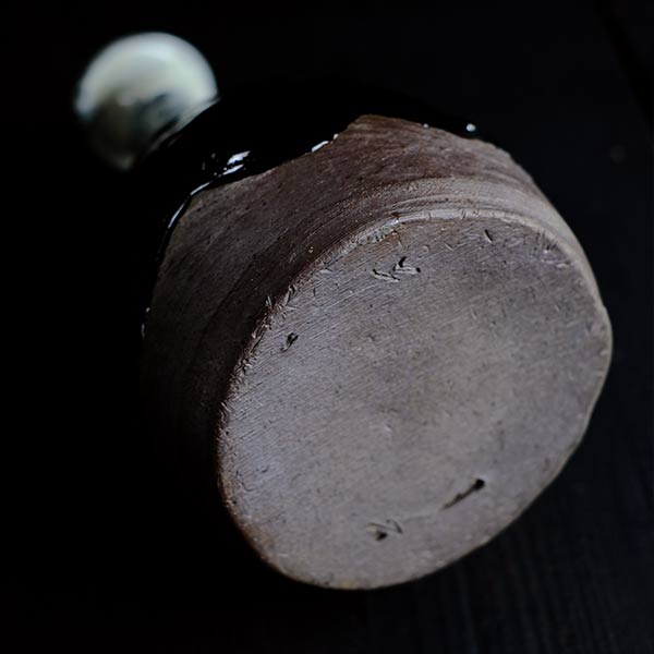 Sea cucumber glazed sake bottle