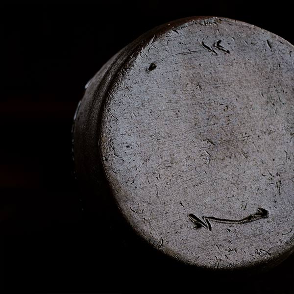 Sea cucumber glazed sake bottle