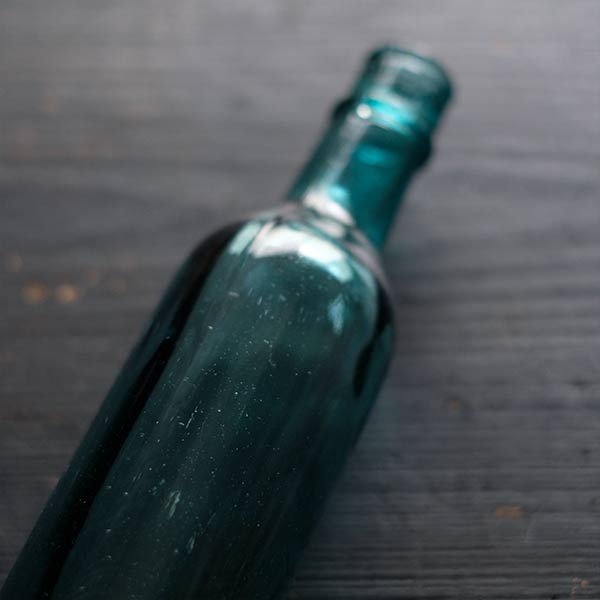 thin blue bottle