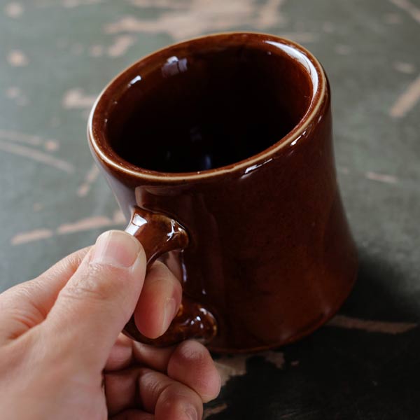 Victor Mug, Chocolate Brown (Late Model)