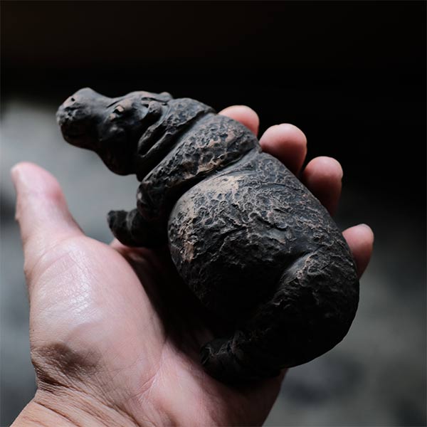 陶器のカバ