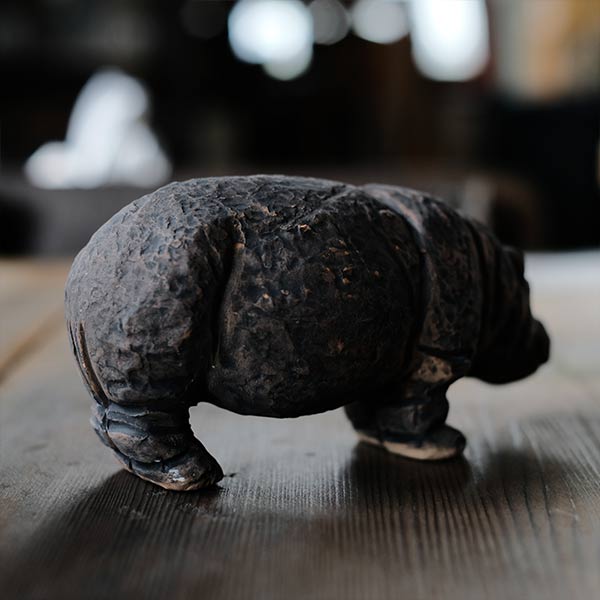 陶器のカバ