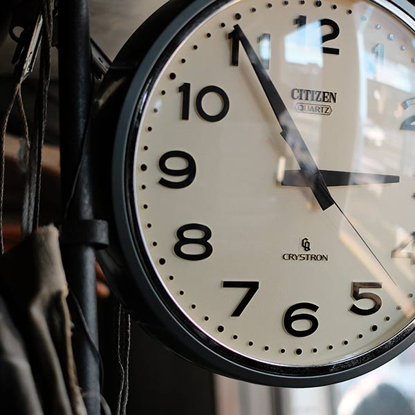 CITIZEN(シチズン)Crystro 掛け時計 電池式クオーツムーブメント交換済み